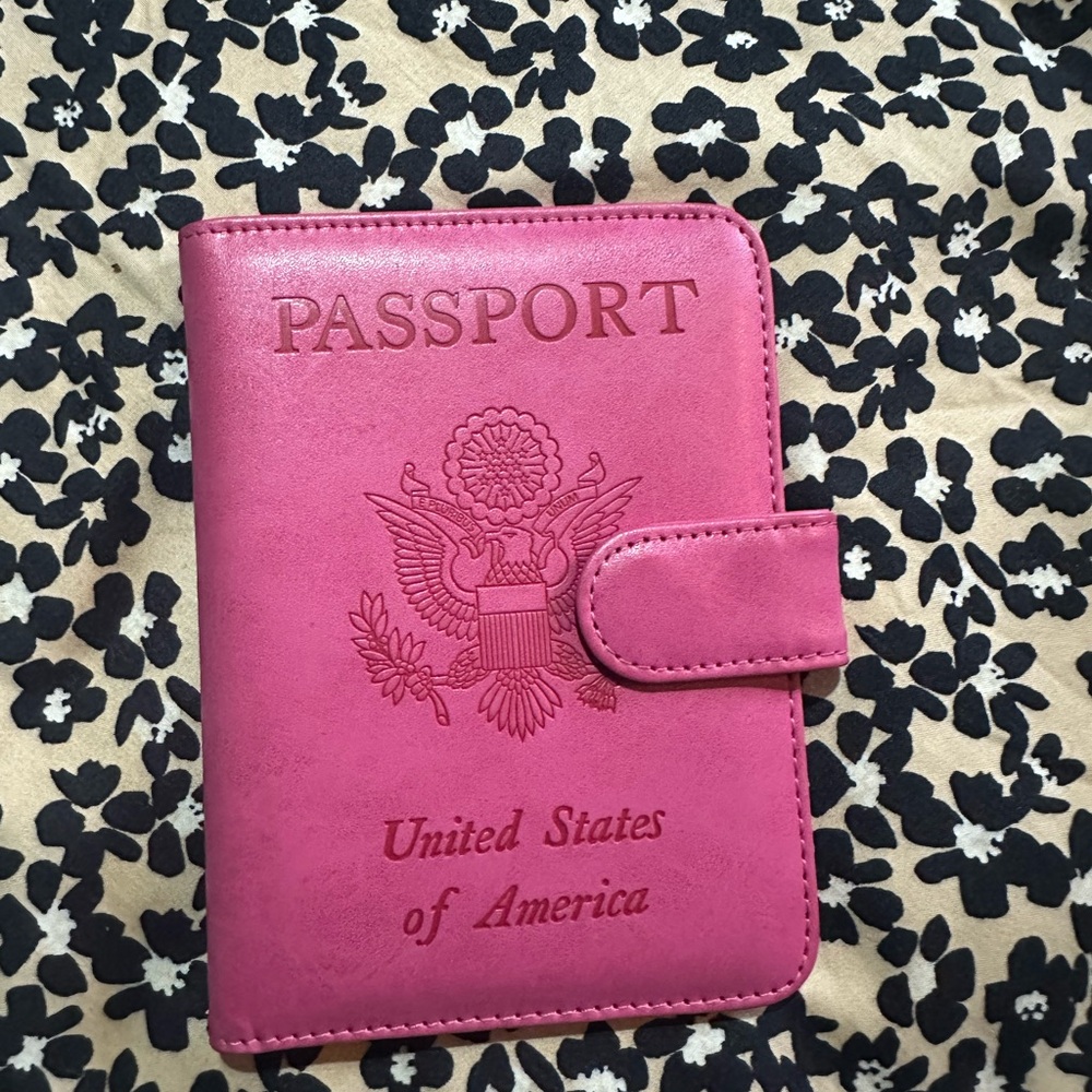 Amazon Pink Passport Holder
